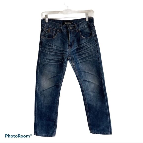 Rebel Straight Leg Jeans, Size 10‎ - Picture 1 of 10